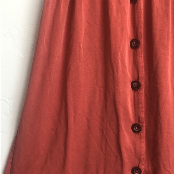 Coral Button-Down Dress - Picture 5 of 5